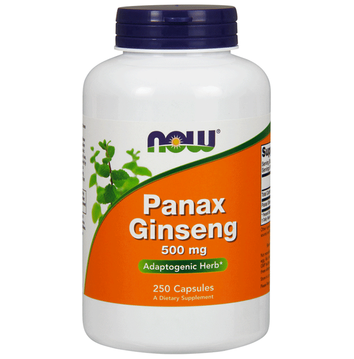 Now Panax Ginseng 500mg Capsule