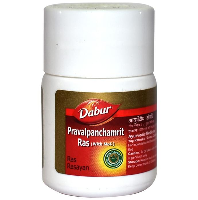 Dabur Pravalpanchamrit Ras with Moti Tablet
