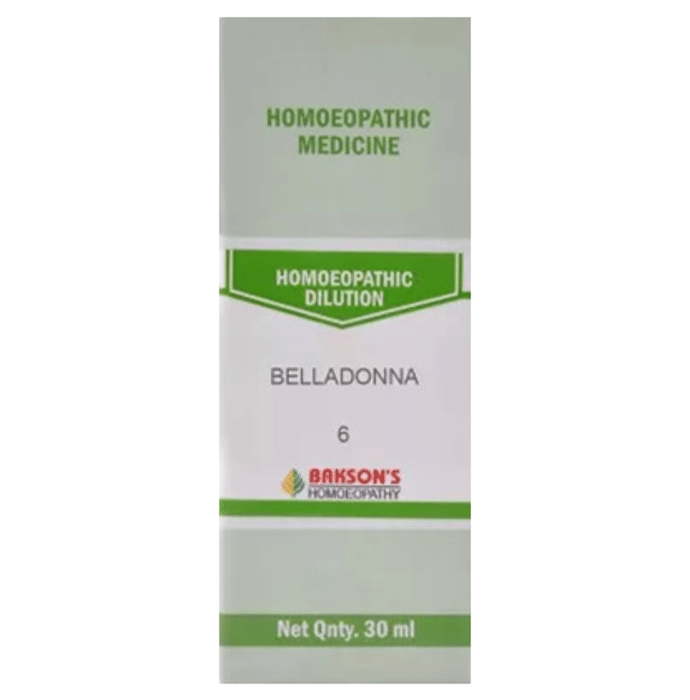 Bakson's Belladonna Dilution 6 CH