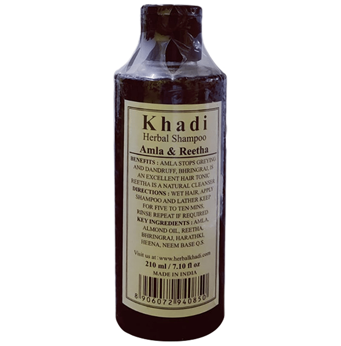 Khadi Herbal Shampoo Amla & Reetha