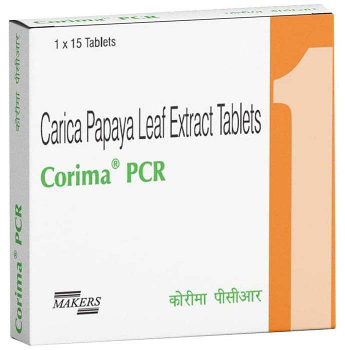 Corima PCR Carica Papaya Leaf Extract 1100mg Tablet