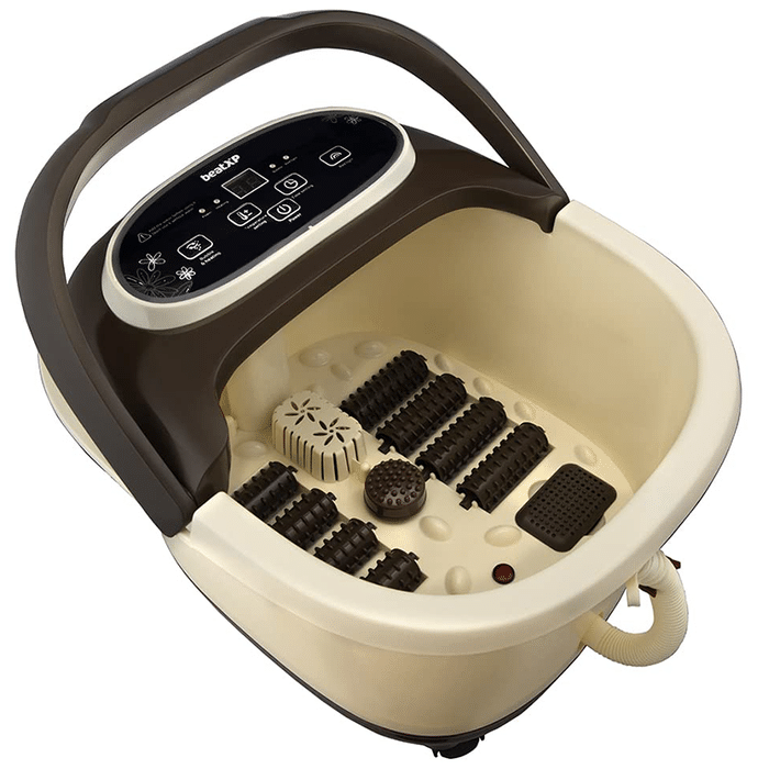 beatXP Nature Tub Foot Spa Bubble Massager with 8 Shiatsu Rollers