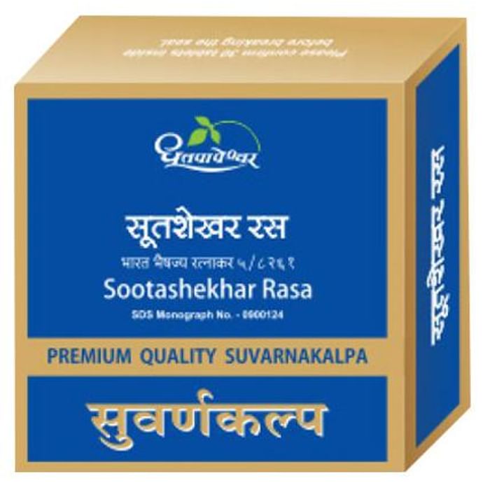 Dhootapapeshwar Sootashekhar Rasa Premium Quality Suvarnakalpa