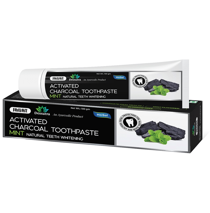 Jagat Mint Devsutra Activated Charcoal Toothpaste (100gm Each)