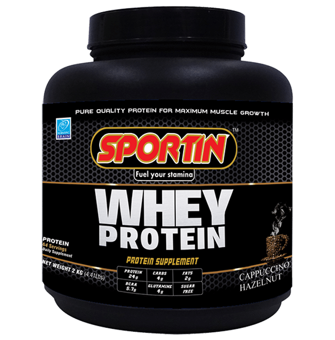 Sportin Whey Protein Powder Cappuccino Hazelnut
