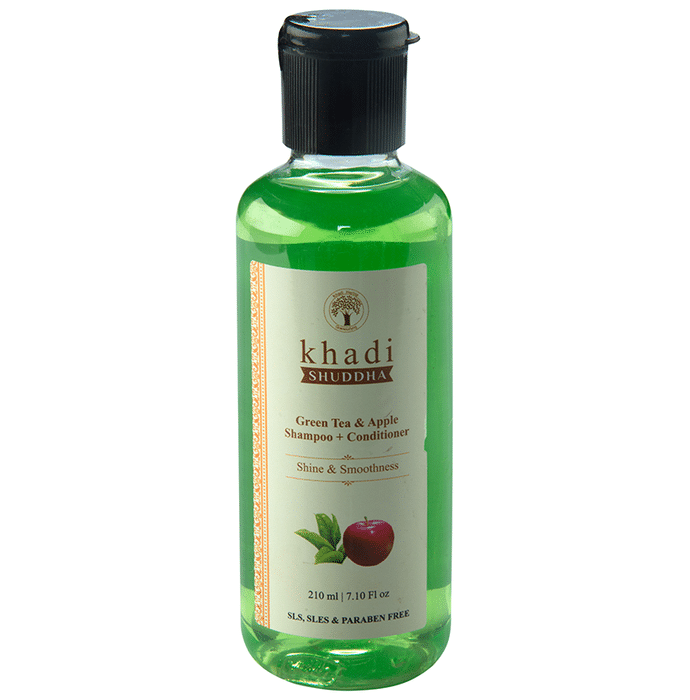 Khadi Shuddha Green Tea & Apple Shampoo + Conditioner