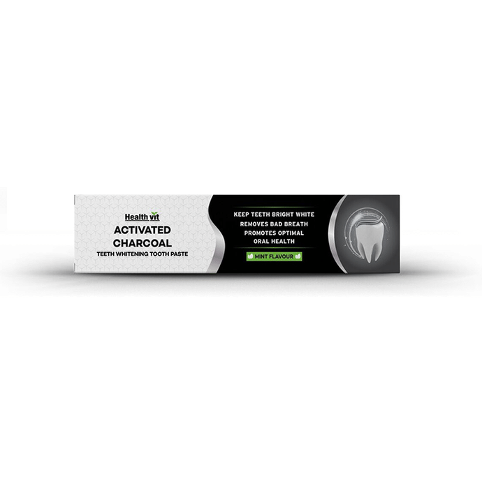 HealthVit Activated Charcoal Toothpaste