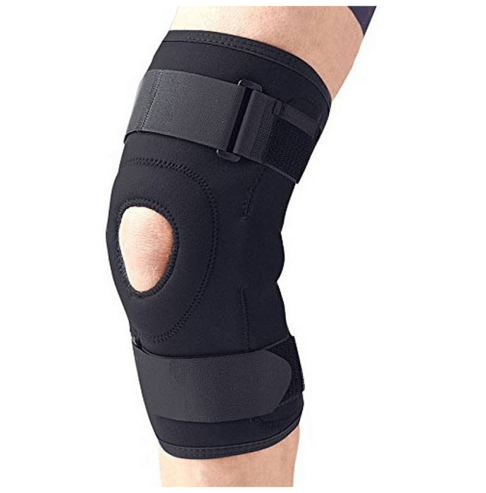 Medtrix Functional Open Patella Hinge Knee Support Small Black