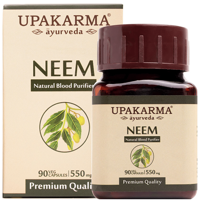 Upakarma Ayurveda Neem 550mg Veg Capsule