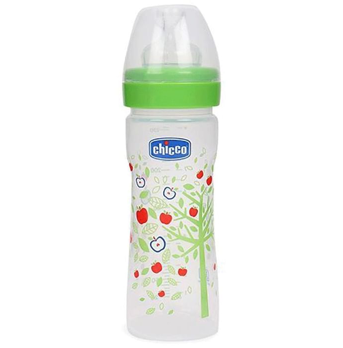 Chicco Wellbeing Feeding Bottle Green