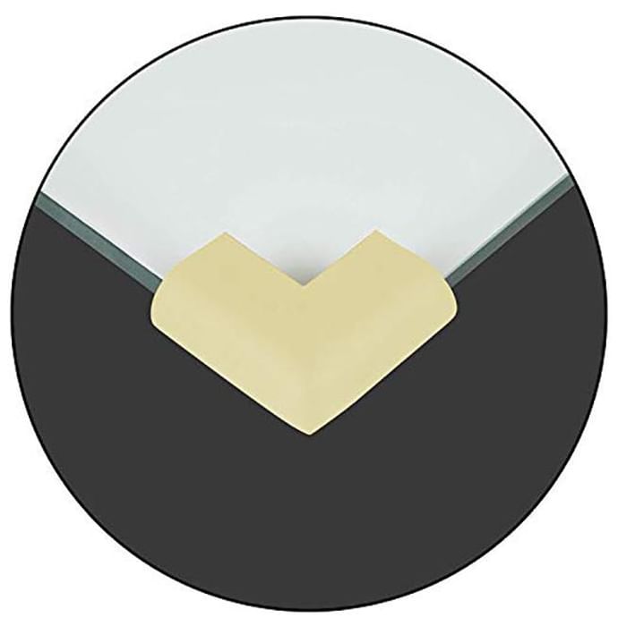 Safe-O-Kid High Density U Shaped Extra Thick Nbr Corner Cushions Large Beige