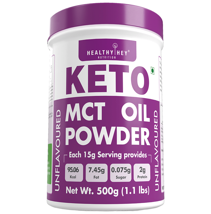 HealthyHey Nutrition Keto MCT Oil Powder Unflavoured