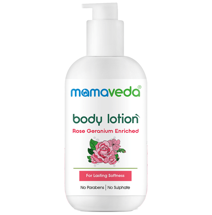 Mamaveda Rose Geranium Enriched Body Lotion (250ml Each)