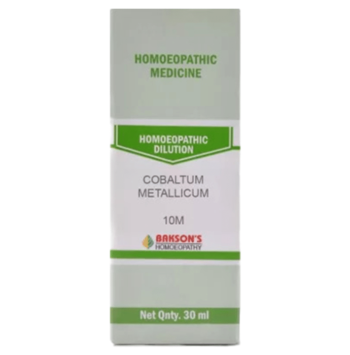 Bakson's Cobaltum Metallicum Dilution 10M