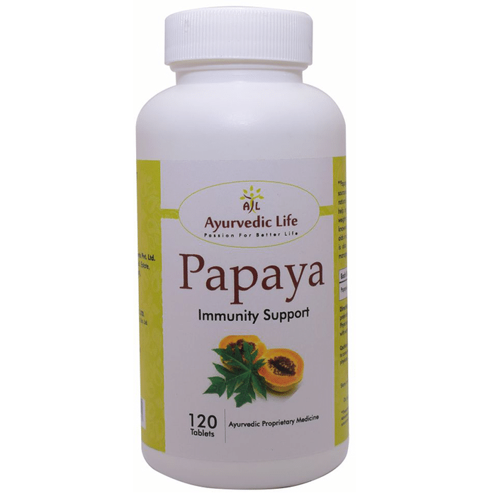 Ayurvedic Life Papaya Immunity Support Tablet