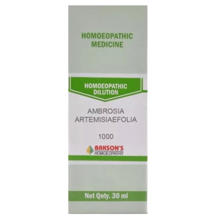Bakson's Ambrosia Artemisiaefolia Dilution 1000 CH