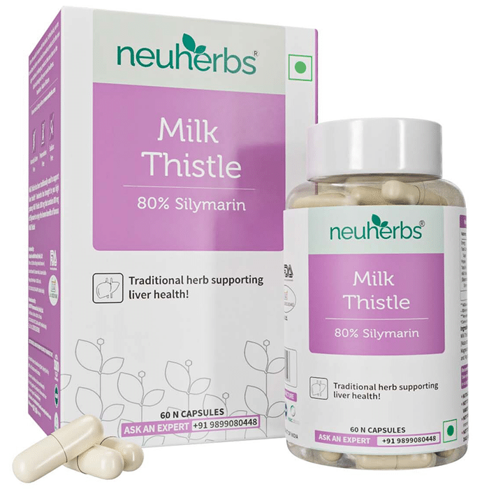 Neuherbs Milk Thistle 80% Silymarin Capsule