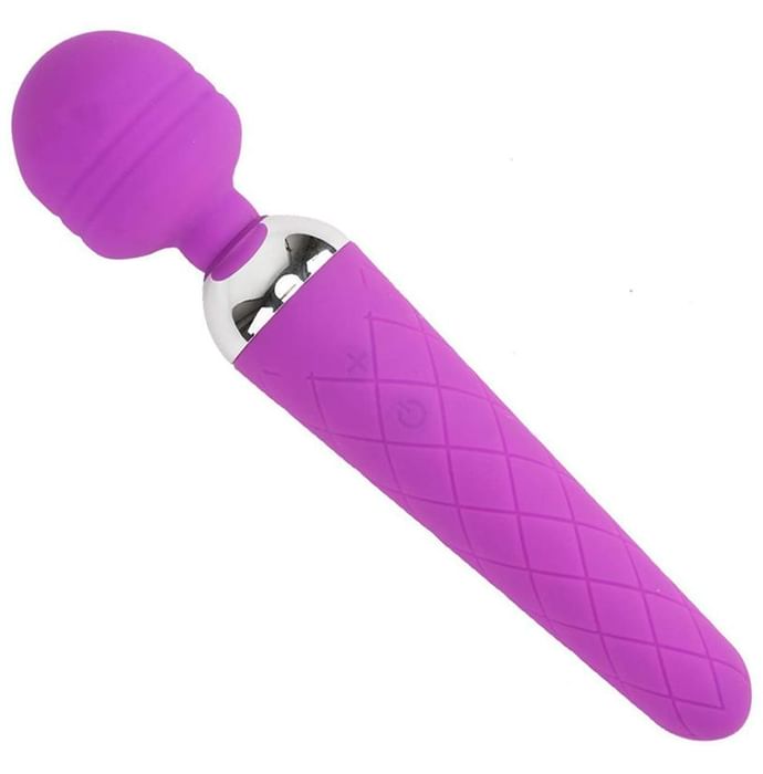 Isha Surgical Vibrating Wand Massager with 10 Vibration Purple
