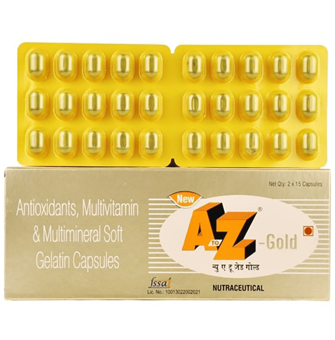 New A to Z Gold Soft Gelatin Capsule