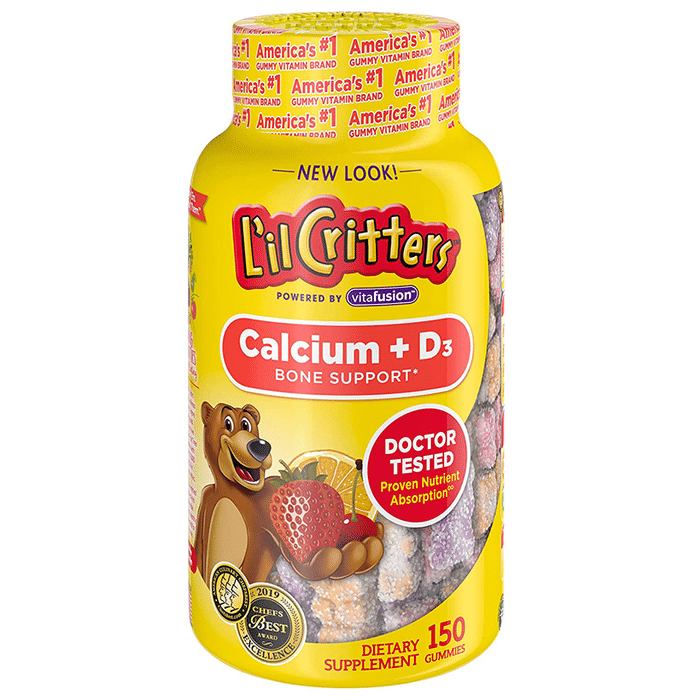 L'il Critters Calcium + D3 Gummies
