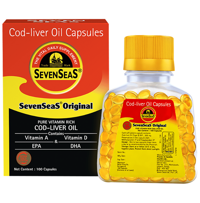 Seven Seas Original Cod-Liver Oil Capsule