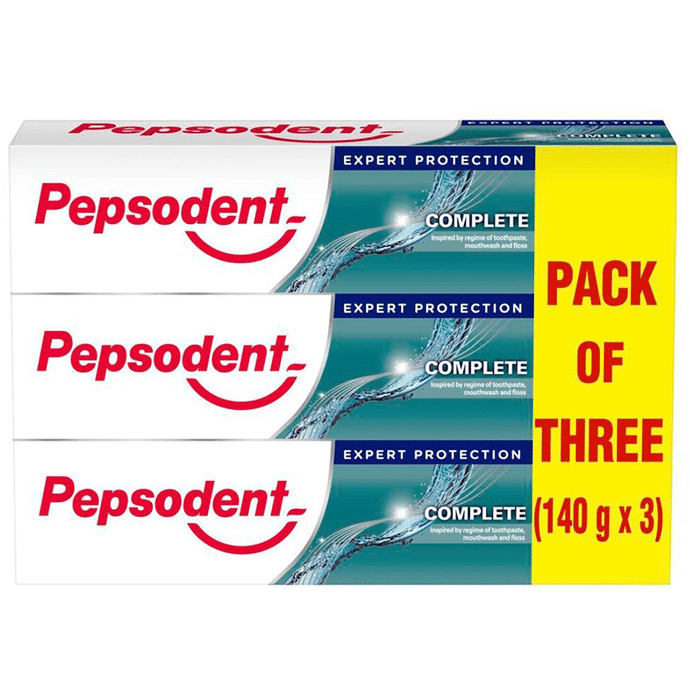 Pepsodent Expert Protection Complete Toothpaste (140gm Each)