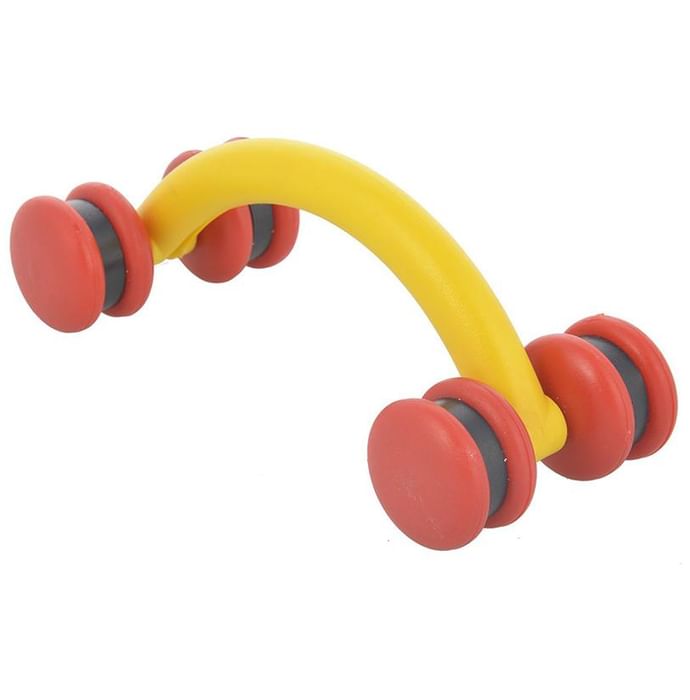 Wonder Care Curved Spine Roller with Four Magnet Soft Acupressure Therapy