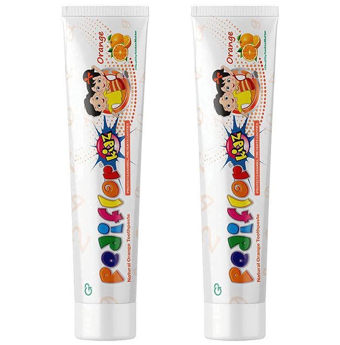 Pediflor Orange Kidz Toothpaste (70gm Each)