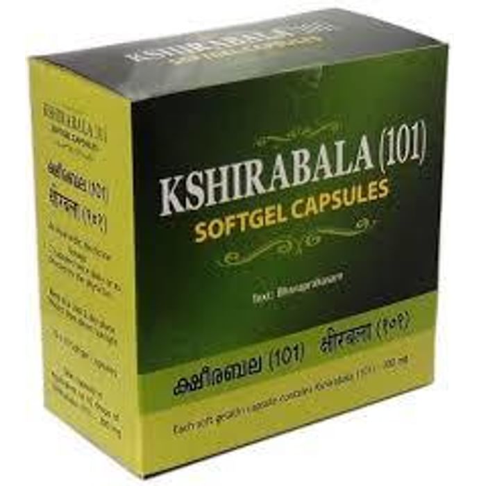 Vaidyaratnam Ksheerabala 101 Soft Gel Capsule
