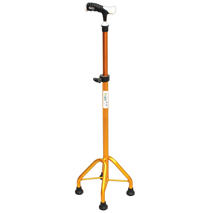 Entros KL945L Height Adjustable Walking Stick with 4 Legs