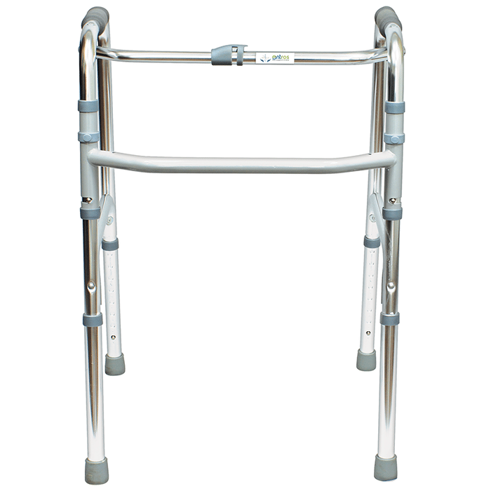 Entros KL913L Portable Light Weight Aluminium Height Adjustable Foldable Walker