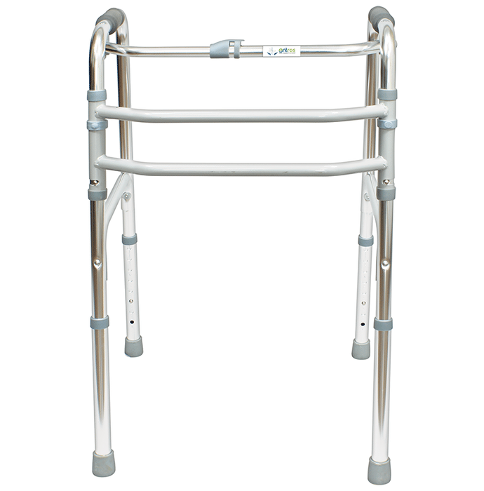 Entros KL915L Portable Light Weight Aluminium Height Adjustable Foldable Walker