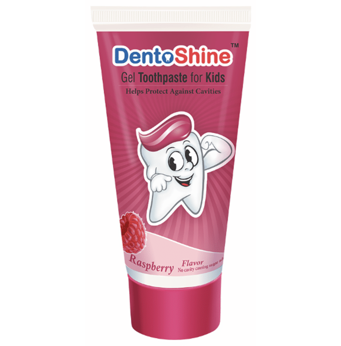 DentoShine Raspberry Gel Toothpaste for Kids