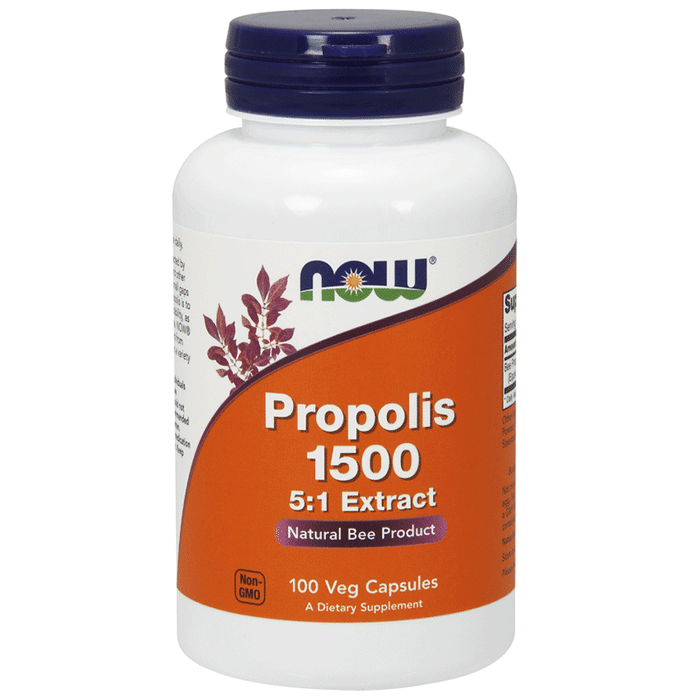 Now Propolis 1500 5:1 Extract Veg Capsules
