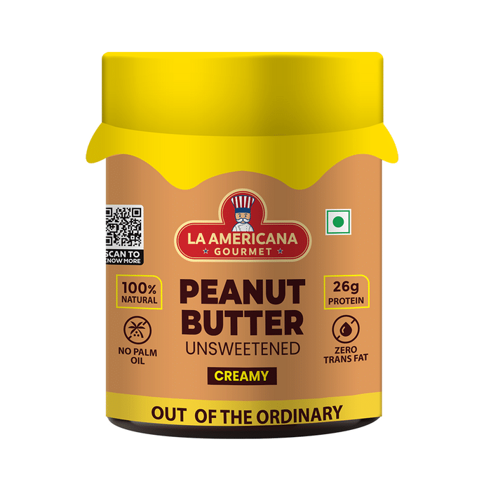 LA Americana Gourmet Peanut Butter Unsweetened Creamy
