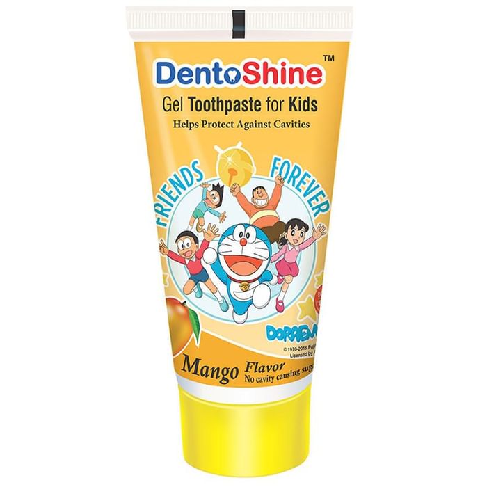 DentoShine Mango Gel Toothpaste for Kids Doraemon