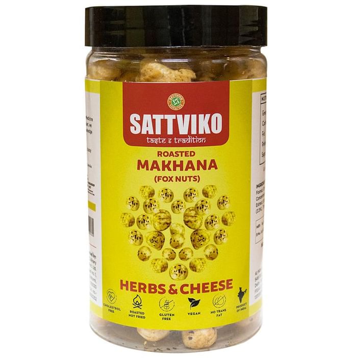 Sattviko Roasted Makhana Cheese and Herbs