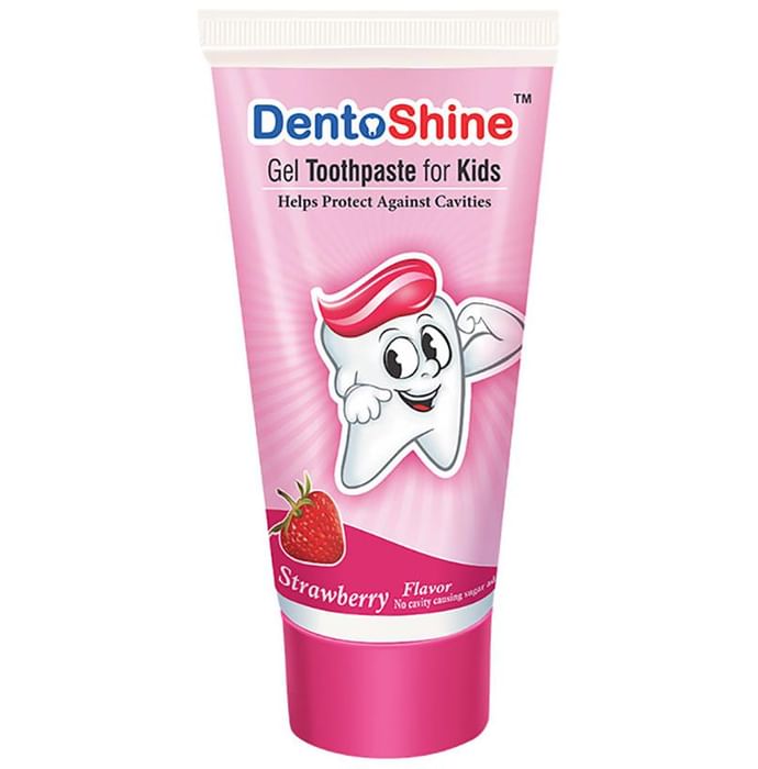 DentoShine Strawberry Gel Toothpaste for Kids