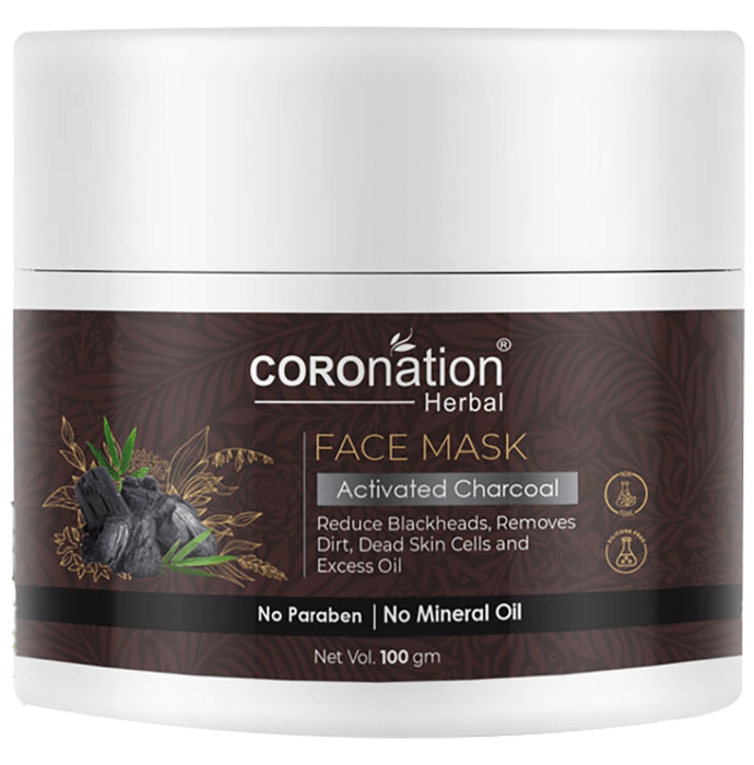 Coronation Herbal Activated Charcoal Face Mask (100gm Each)