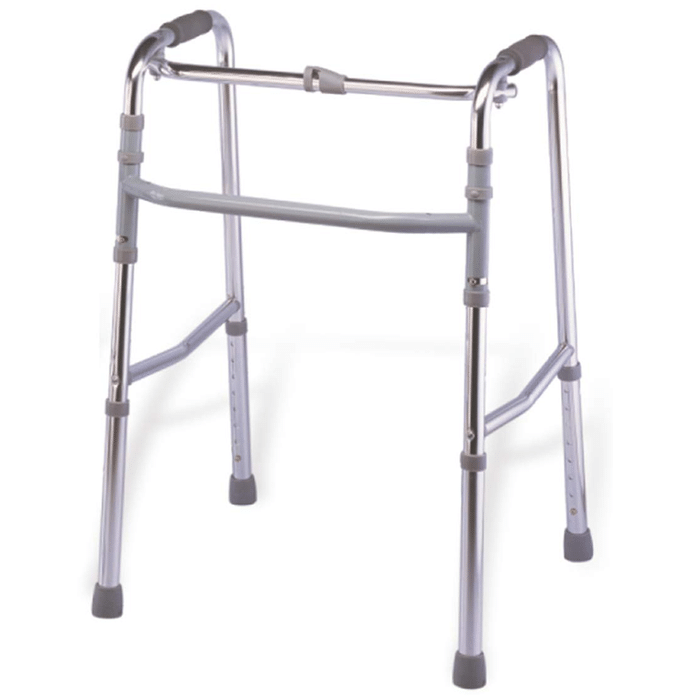 EASYCARE EC913L Aluminium Foldable Walker Walking Stick Silver