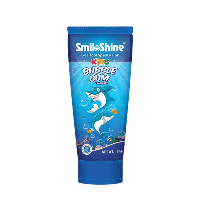 Smiloshine Gel Toothpaste for Kids Bubblegum