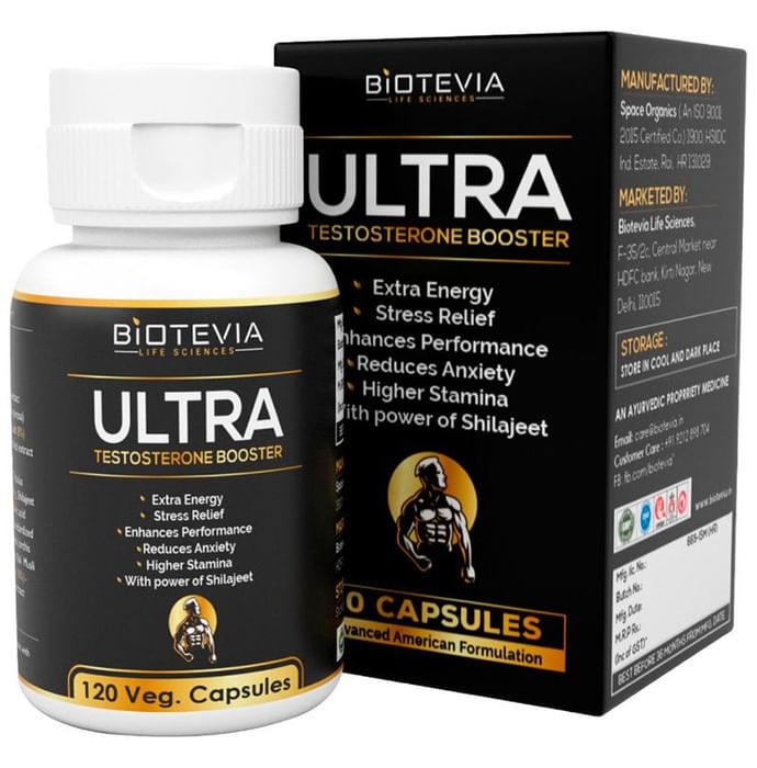Biotevia Life Sciences Ultra Testosterone Booster Veg Capsule