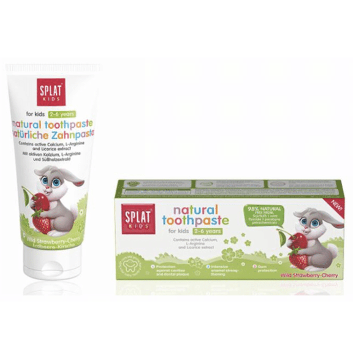 Splat Kids Natural Toothpaste (2-6 Year) Wild Strawberry-Cherry