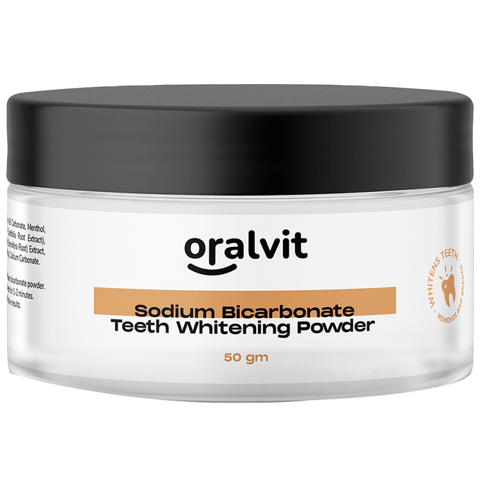 Oralvit Sodium Bicarbonate Teeth Whitening Powder