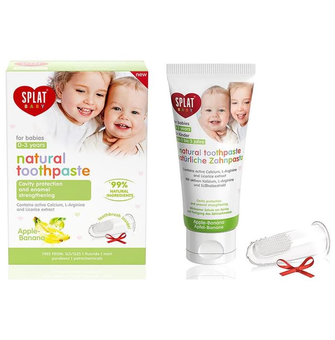 Splat Baby Natural Toothpaste (0-3 Year) Apple-Banana