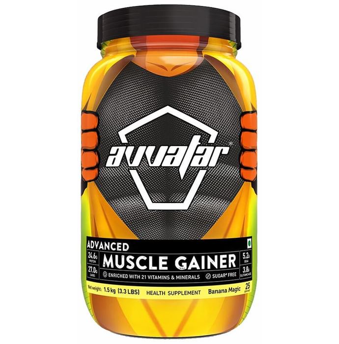 Avvatar Advanced Muscle Gainer Banana Magic