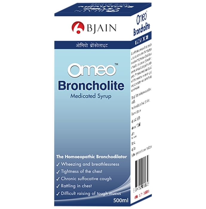 Bjain Omeo Broncholite Medicated Syrup