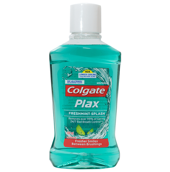 Colgate Plax Fresh Mint Splash Alcohol Free Mouth Wash