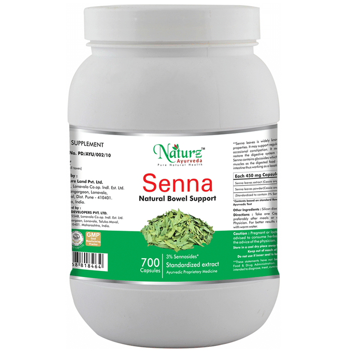 Naturz Ayurveda Senna 450mg Capsule