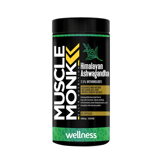 Muscle Monk Himalayan Ashwagandha Capsule